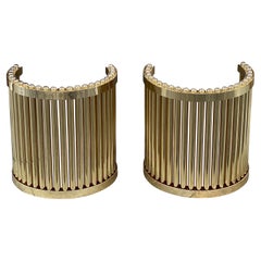Vintage Brass Table Stands for Bedside Tables or Side Tables, 1980s