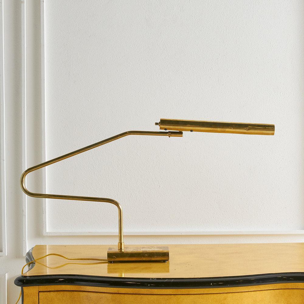 Vintage Brass Task Lamp 1