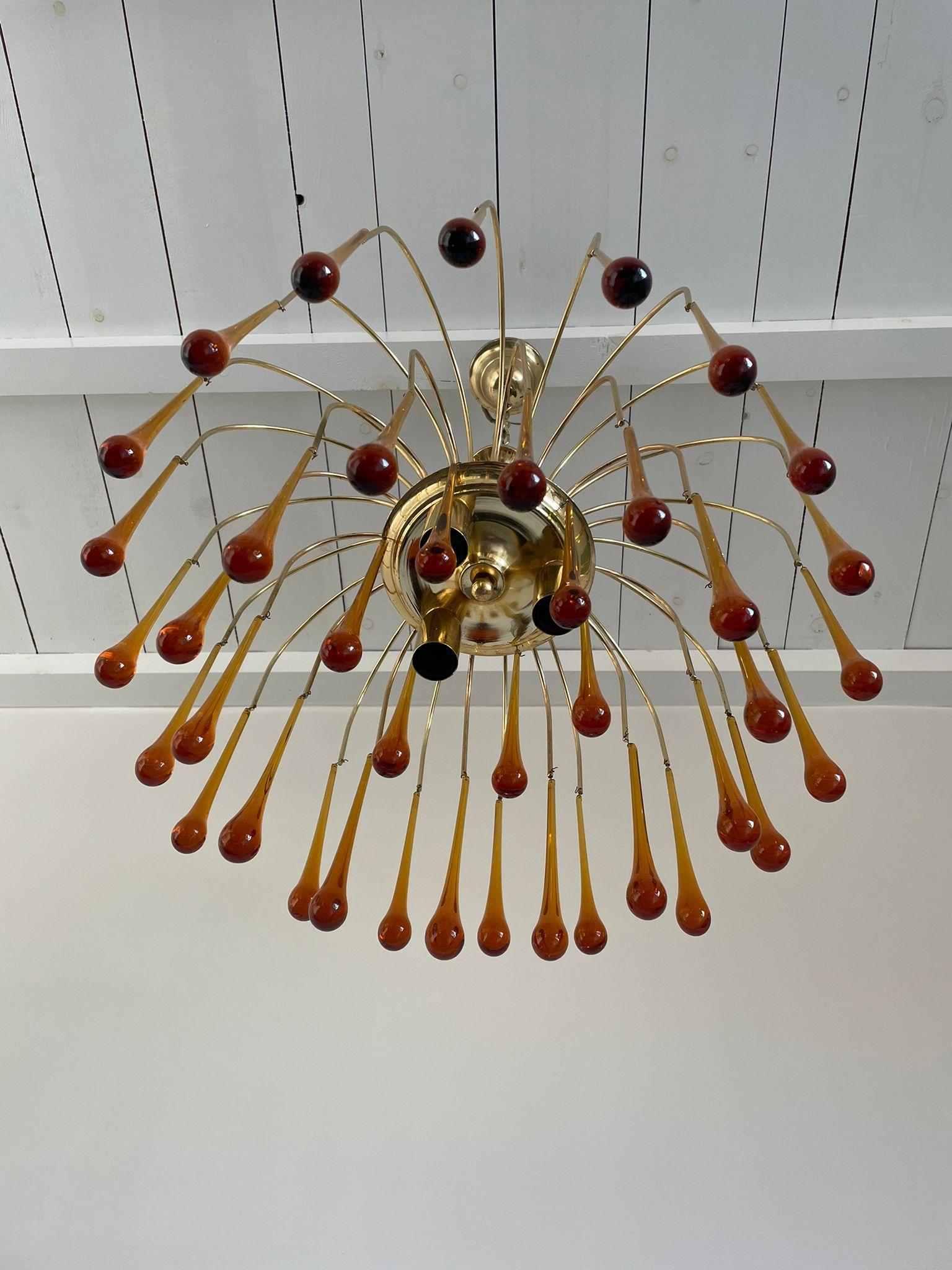 tear drop chandelier