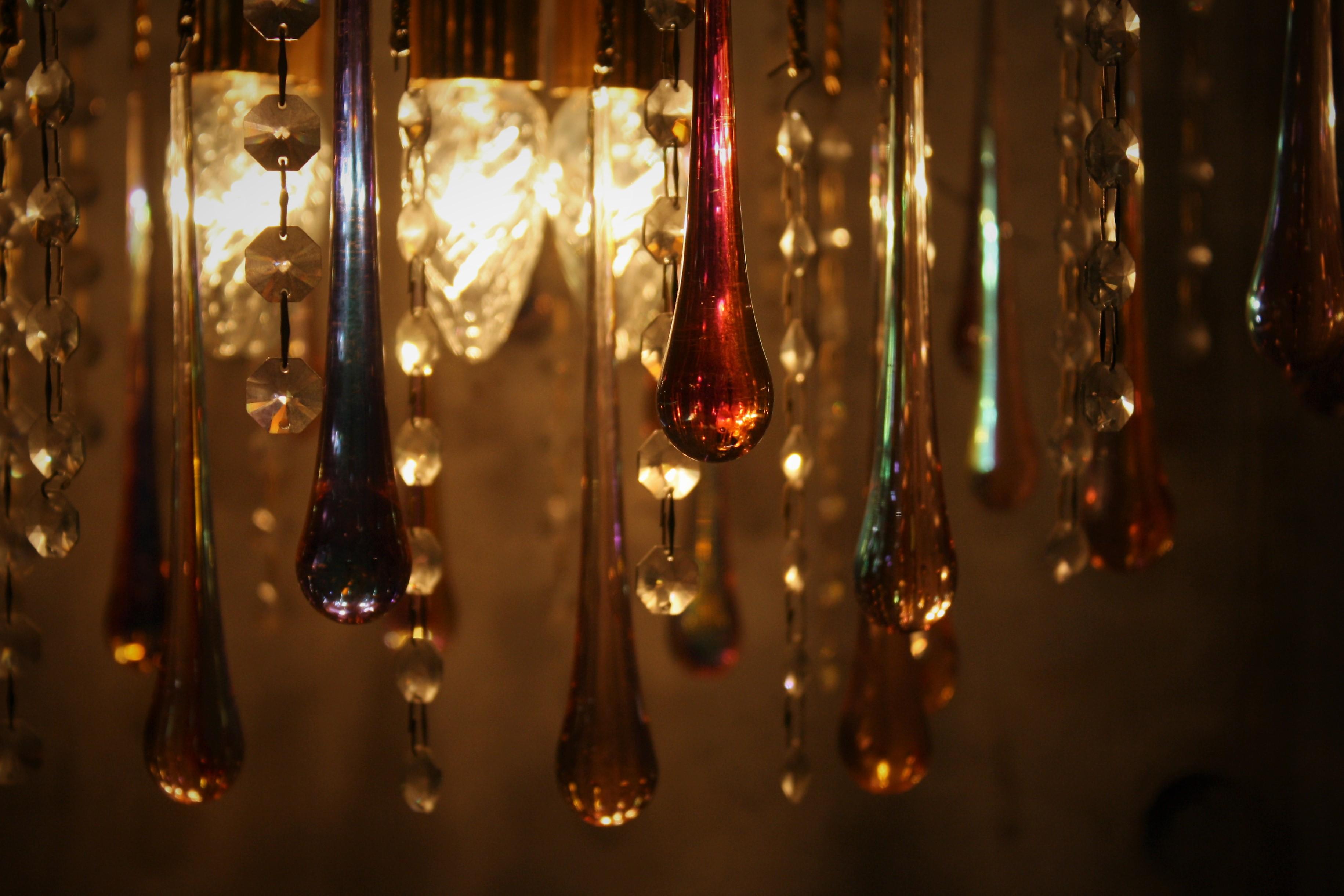 murano teardrop chandelier