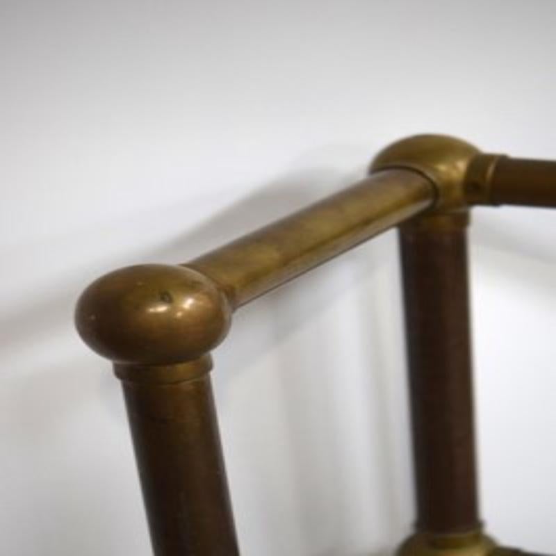 Vintage Messing Theater Geländer, 1920er Jahre im Angebot 6