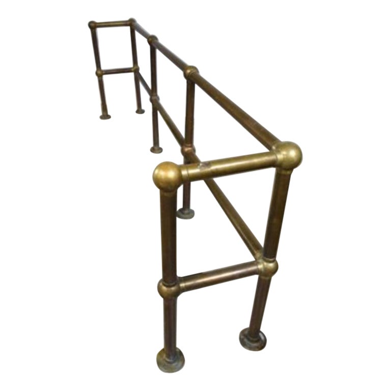 Vintage Messing Theater Geländer, 1920er Jahre im Angebot
