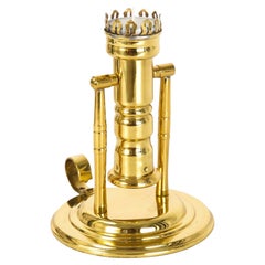 Vintage Brass Tilting Chamberstick Candlestick in the French Style