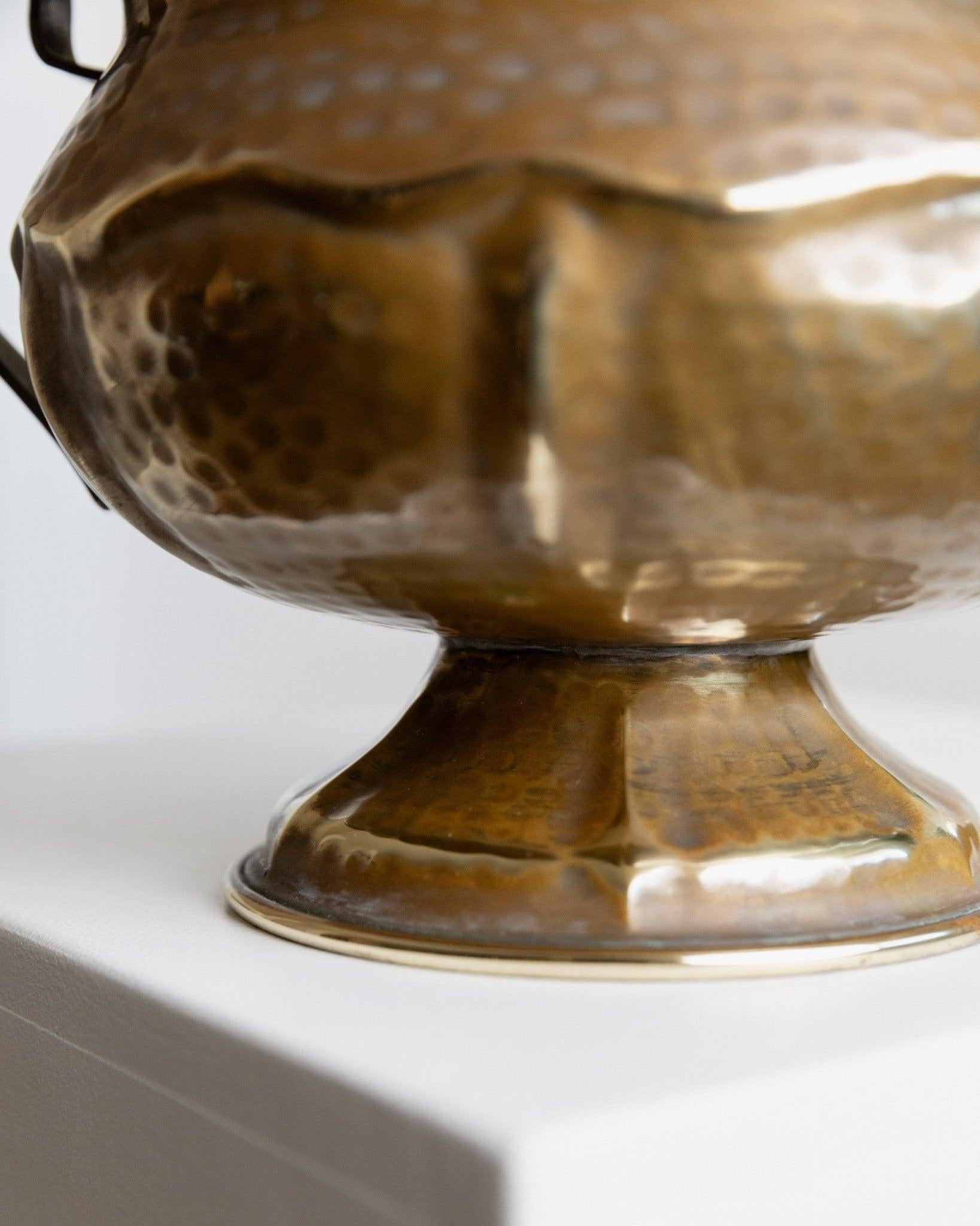 Vintage Messingdose mit Deckel - Handgefertigt, Italien, 1940er Jahre im Angebot 2