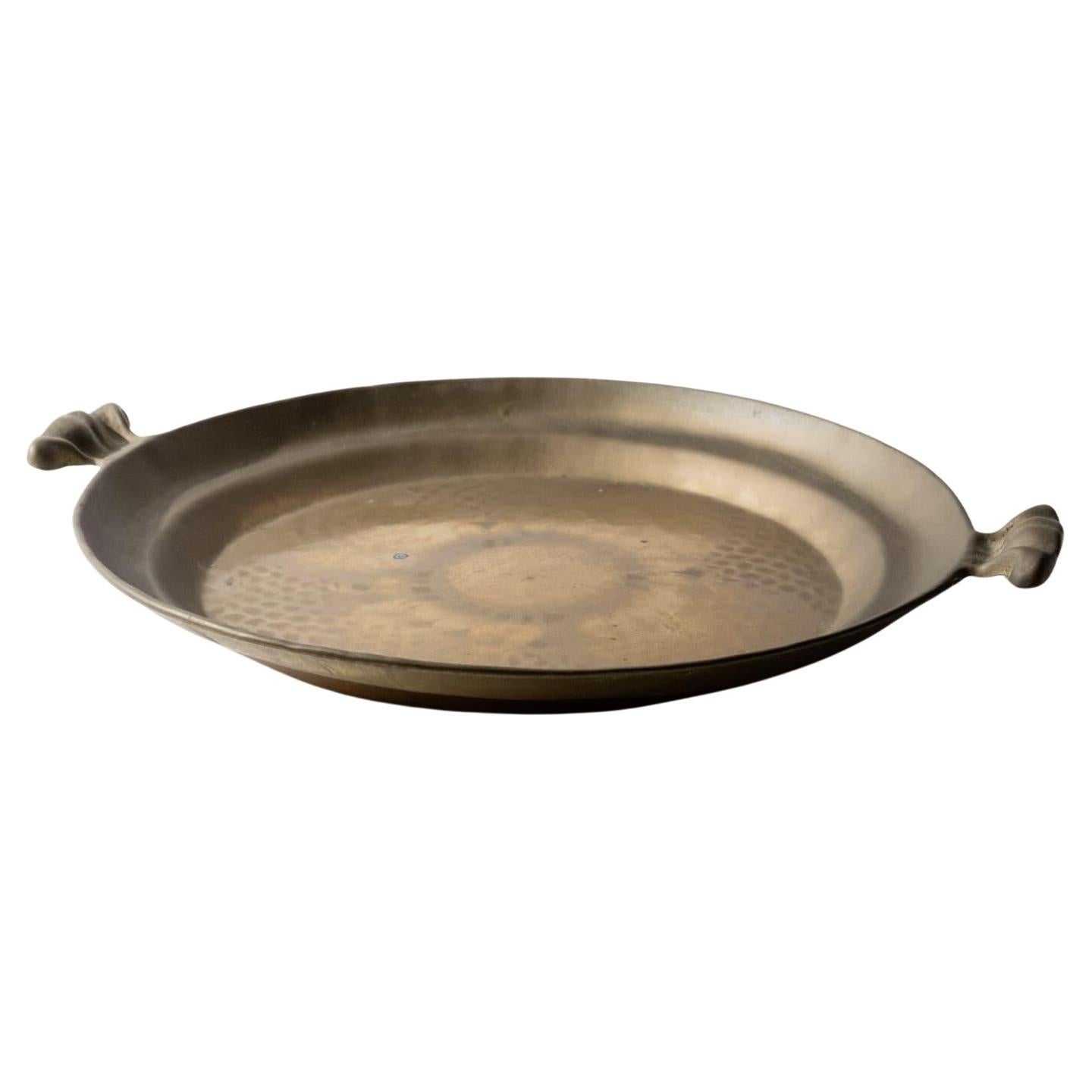 Vintage Brass Tray by Collini South Tyrol, 1960s