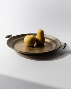 Vassoio in ottone vintage di Collini Alto Adige, anni '60