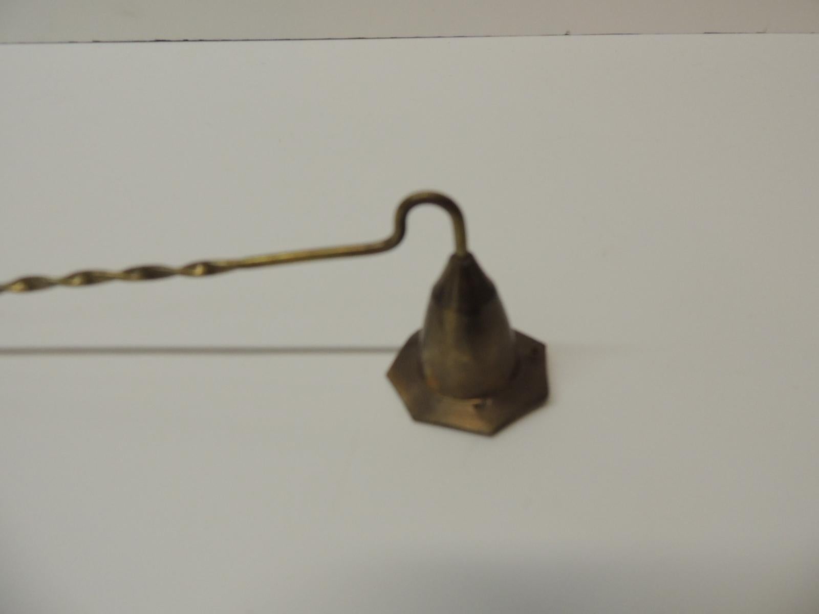 Country Vintage Brass Trumpet Shape Candle Snuffer