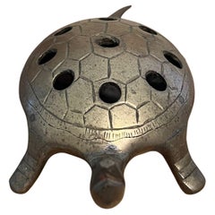 Vintage Brass Turtle with holes Figurine