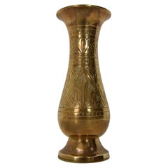 Vintage Brass Vase from India, 1960s