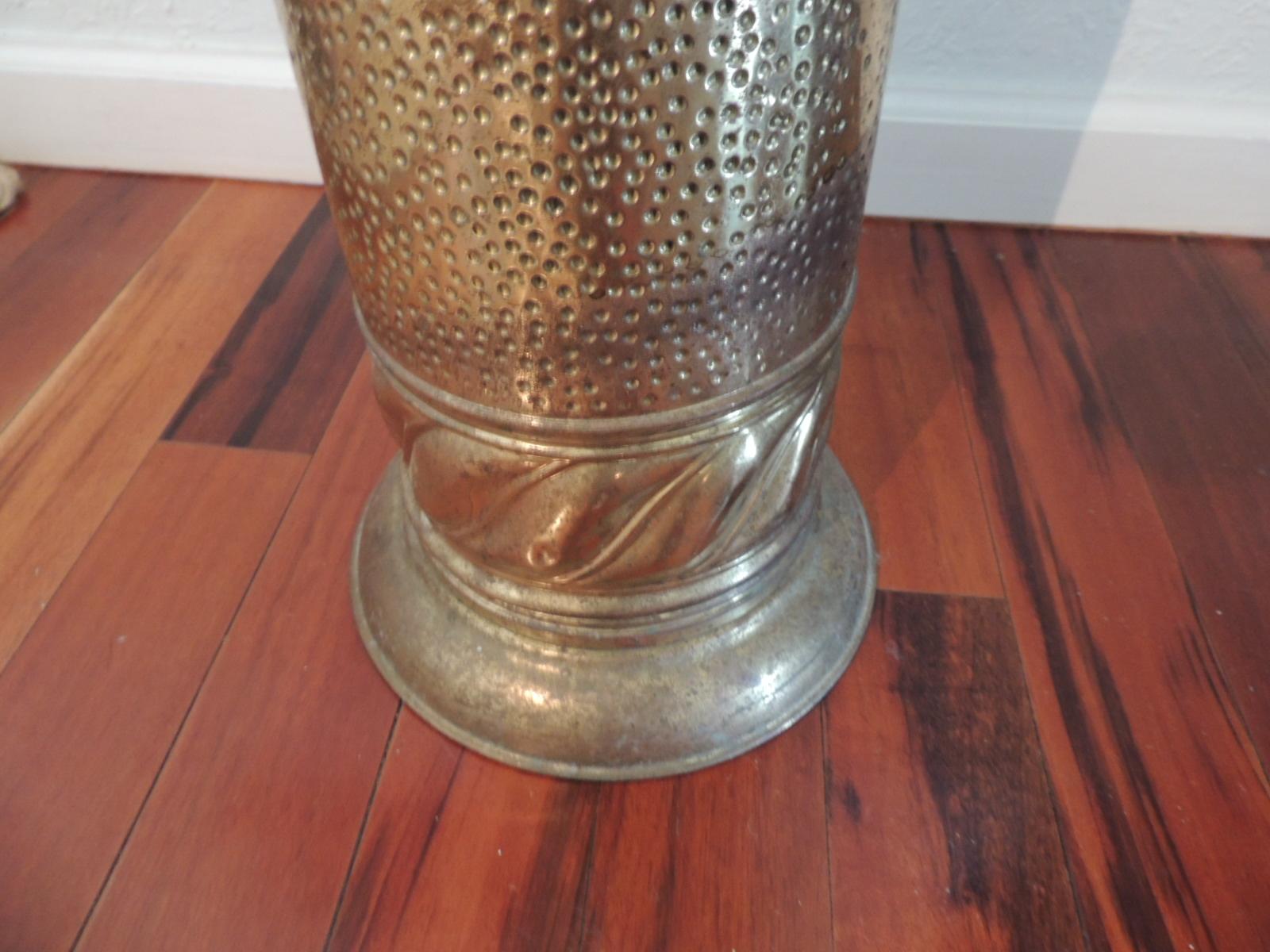 vintage brass stand