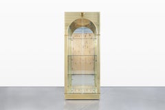 Vintage Brass Vitrine / Display Cabinet by Mastercraft
