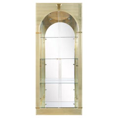 Vintage Brass Vitrine / Display Cabinet by Mastercraft Vintage Brass Vitrine / Display Cabinet by Mastercraft