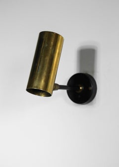 Vintage Brass Wall Light "Spot", 1950s