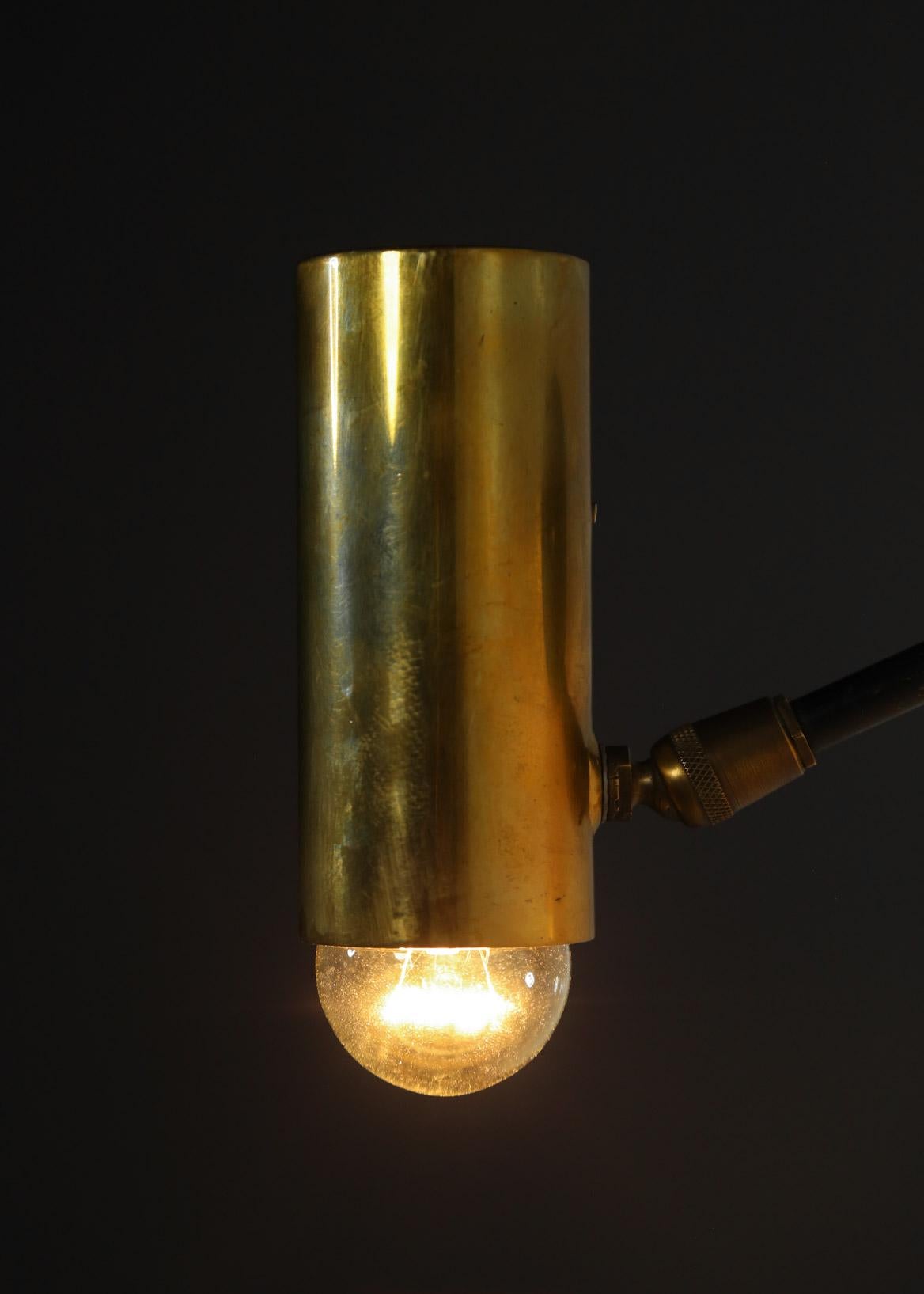 Vintage Brass Wall Light 