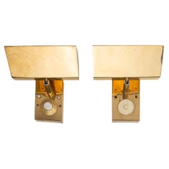 Vintage Brass Wall Sconces - Set of 2