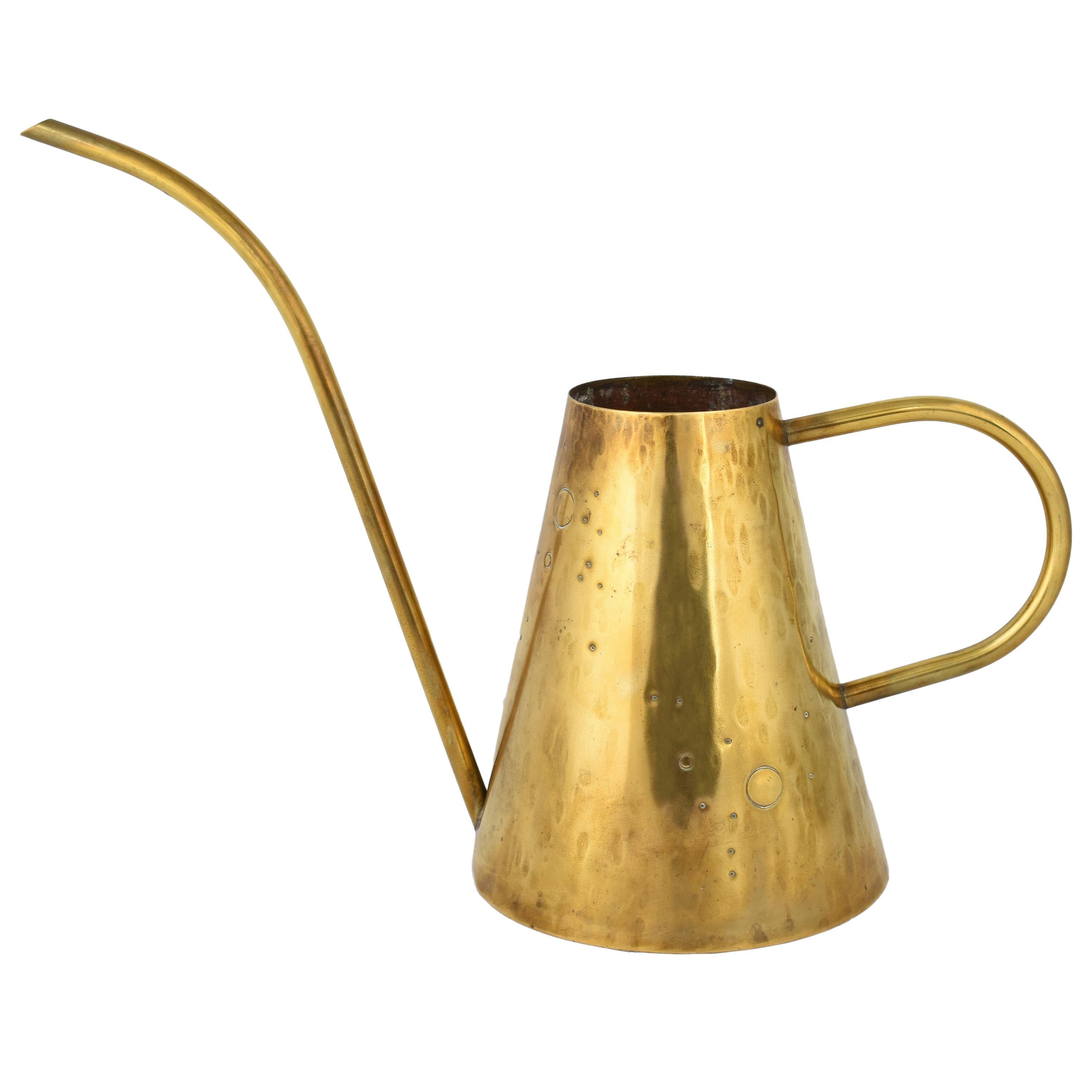 Vintage Brass Watering Can, Germany, 1950s