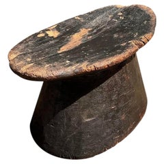 Vintage Brazilian Carved Wood Head Rest