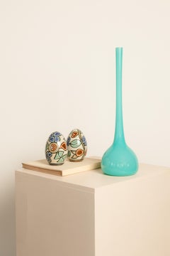 Vintage Brazilian Opaline Bottle Vase