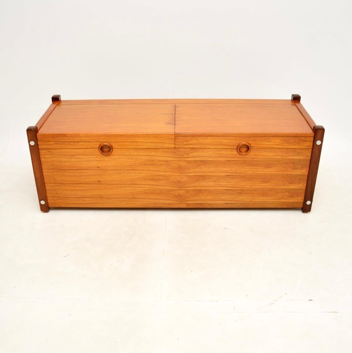 Late 20th Century Vintage Brazilian Walnut ‘Sabara’ Trunk by Sergio Rodrigues For Sale