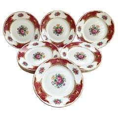 Vintage Bread and Butter Plates Vintage EB Foley England Bone China ‘Montrose’