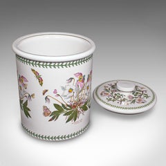 Vintage Bread Crock, English, Ceramic Kitchen Storage Jar, Flour, Biscuit Barrel