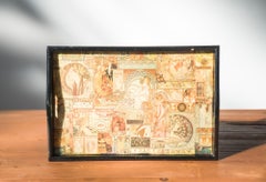 Vintage Breakfast Tray with Folding Legs - 1980s/1990s Functional and Stylish De