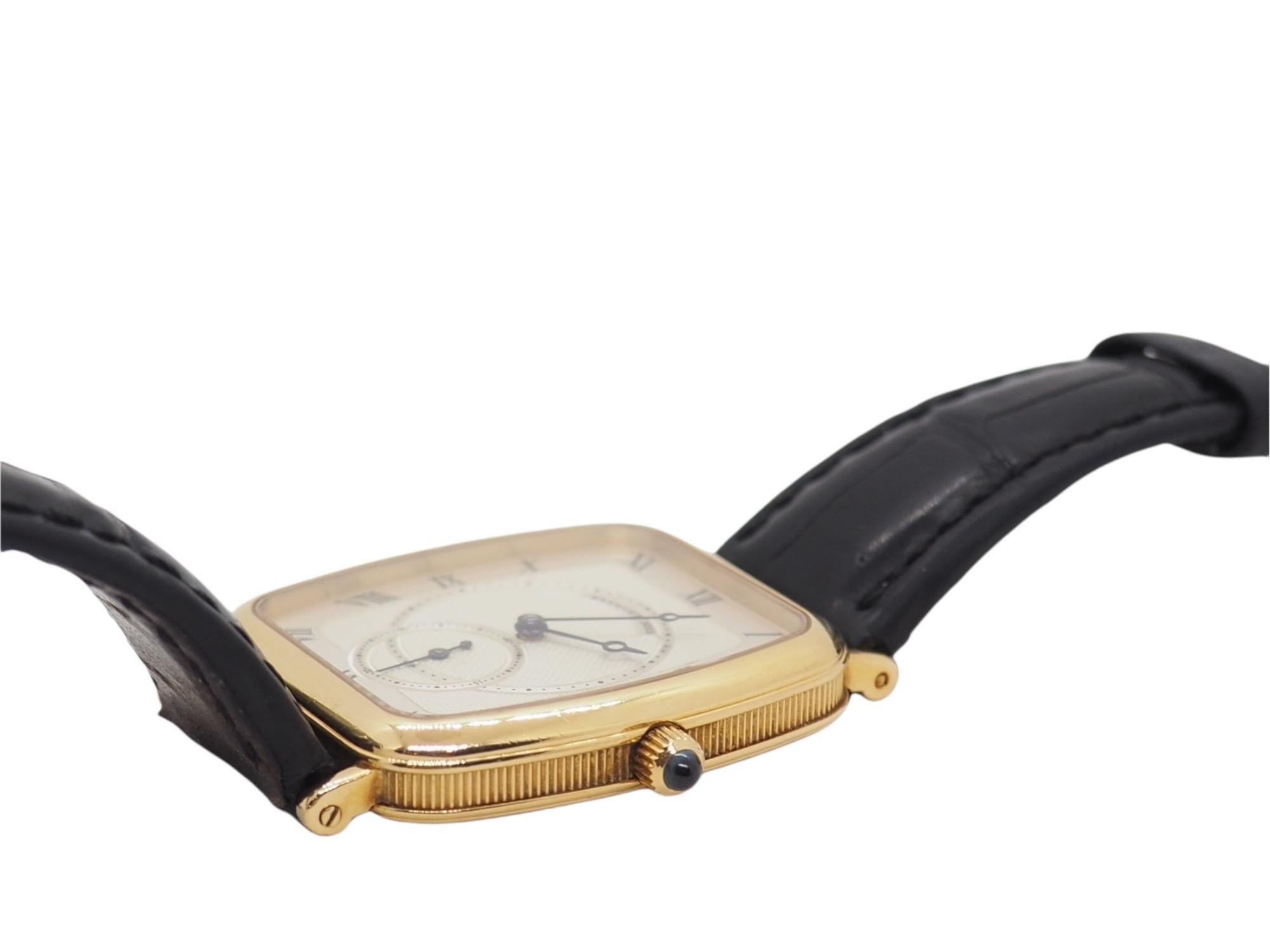 Vintage Breguet Heritage 3940 Watch 18 Karat Yellow Gold In Excellent Condition In Geneva, CH