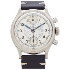 Vintage Breitling 2-Register Chronograph Ref. 777 in Stainless Steel, 1945