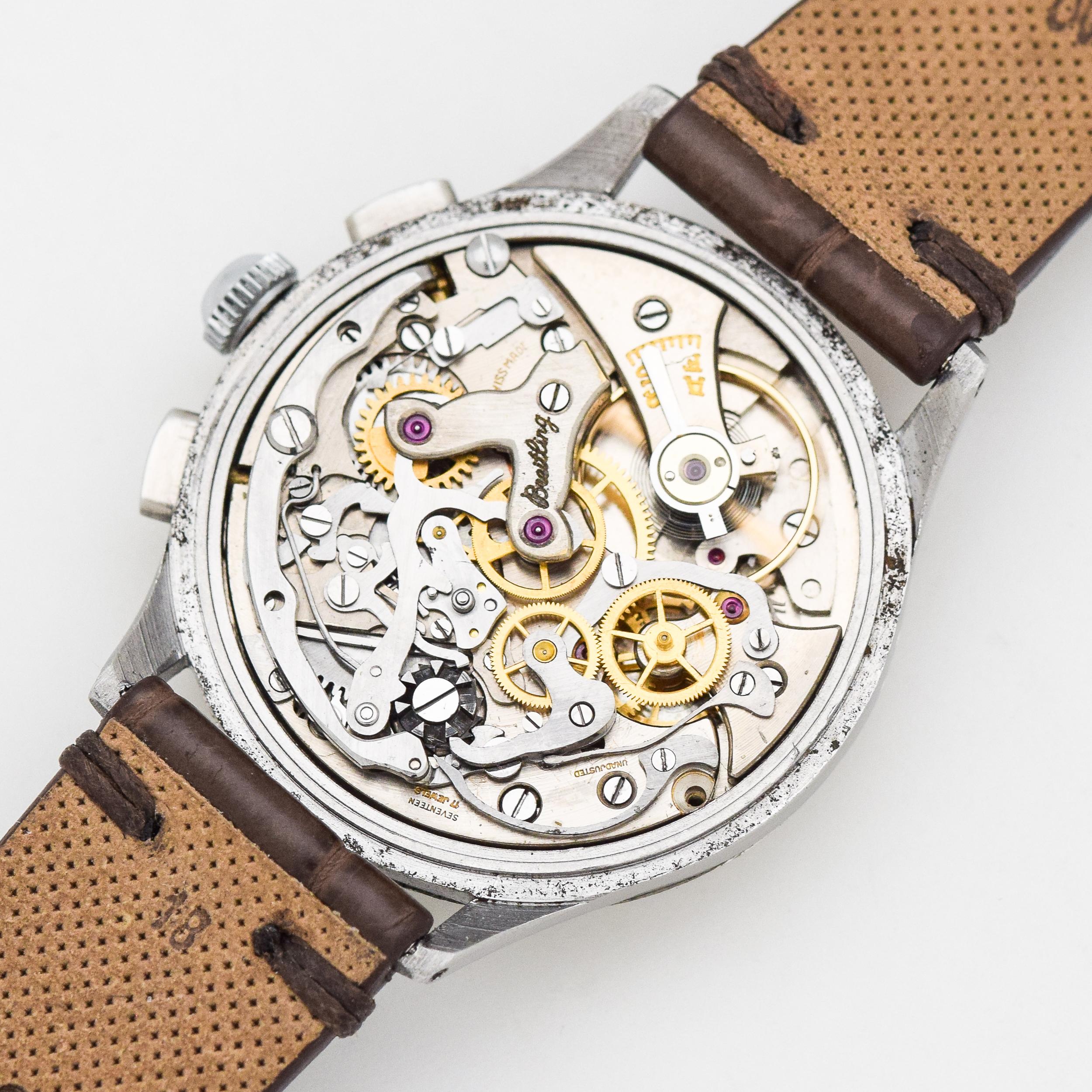 Vintage Breitling 2-Register Chronograph Watch, 1942 2