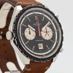 Vintage Breitling Chronomatic Stainless Steel Watch, 1968
