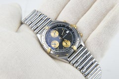 Vintage Breitling Navitimer Chronomat Stainless Steel Automatic Wristwatch