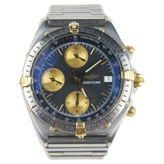 Retro Breitling Navitimer Chronomat Stainless Steel Automatic Wristwatch