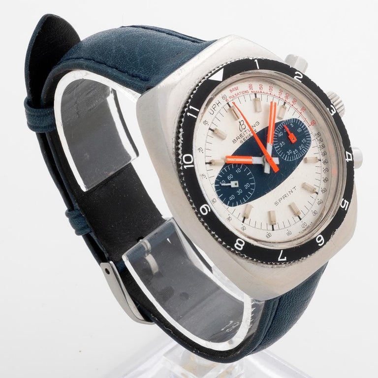 Breitling Sprint Chronograph Wristwatch Ref 2212 With 'Surfboard