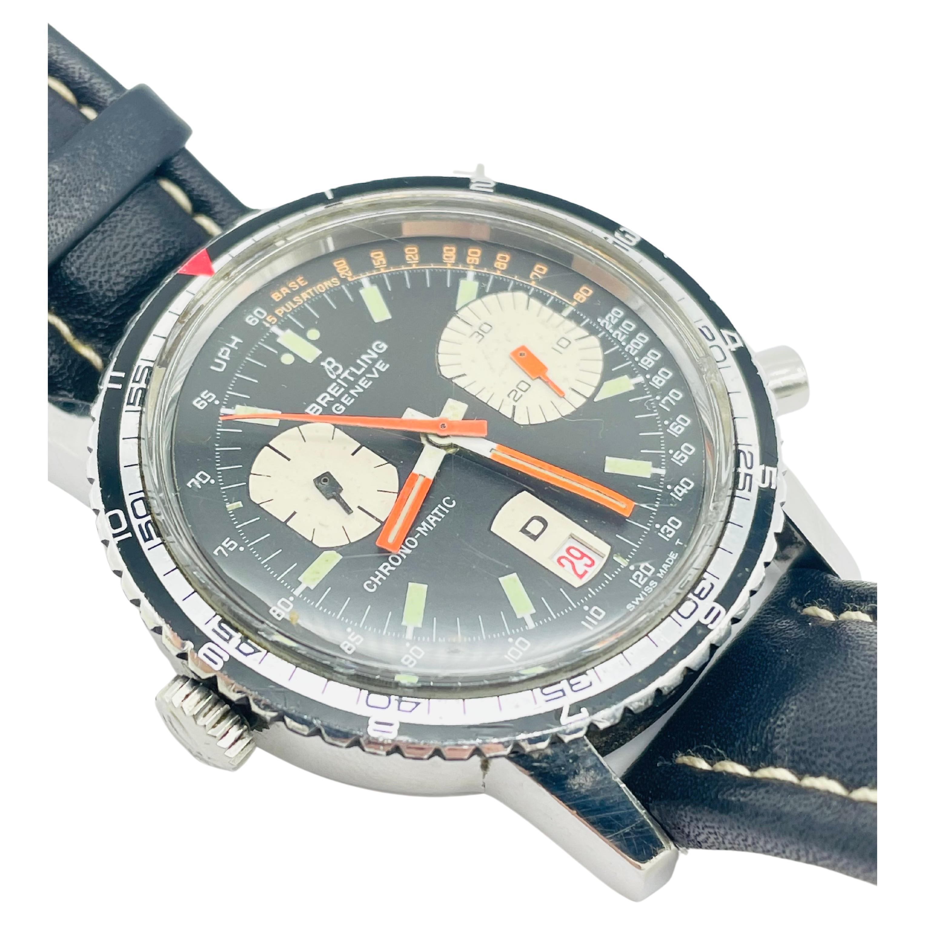 Vintage Breitling wristwatch Chrono - Matic Ref. 2110 - 15 (70s)