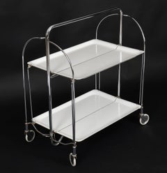 Vintage Bremshey Gerlinol Folding Serving / Drinks Trolley Mid 20thCentury