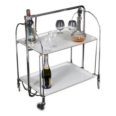 Vintage Bremshey Gerlinol Folding Serving / Drinks Trolley Mid 20thCentury