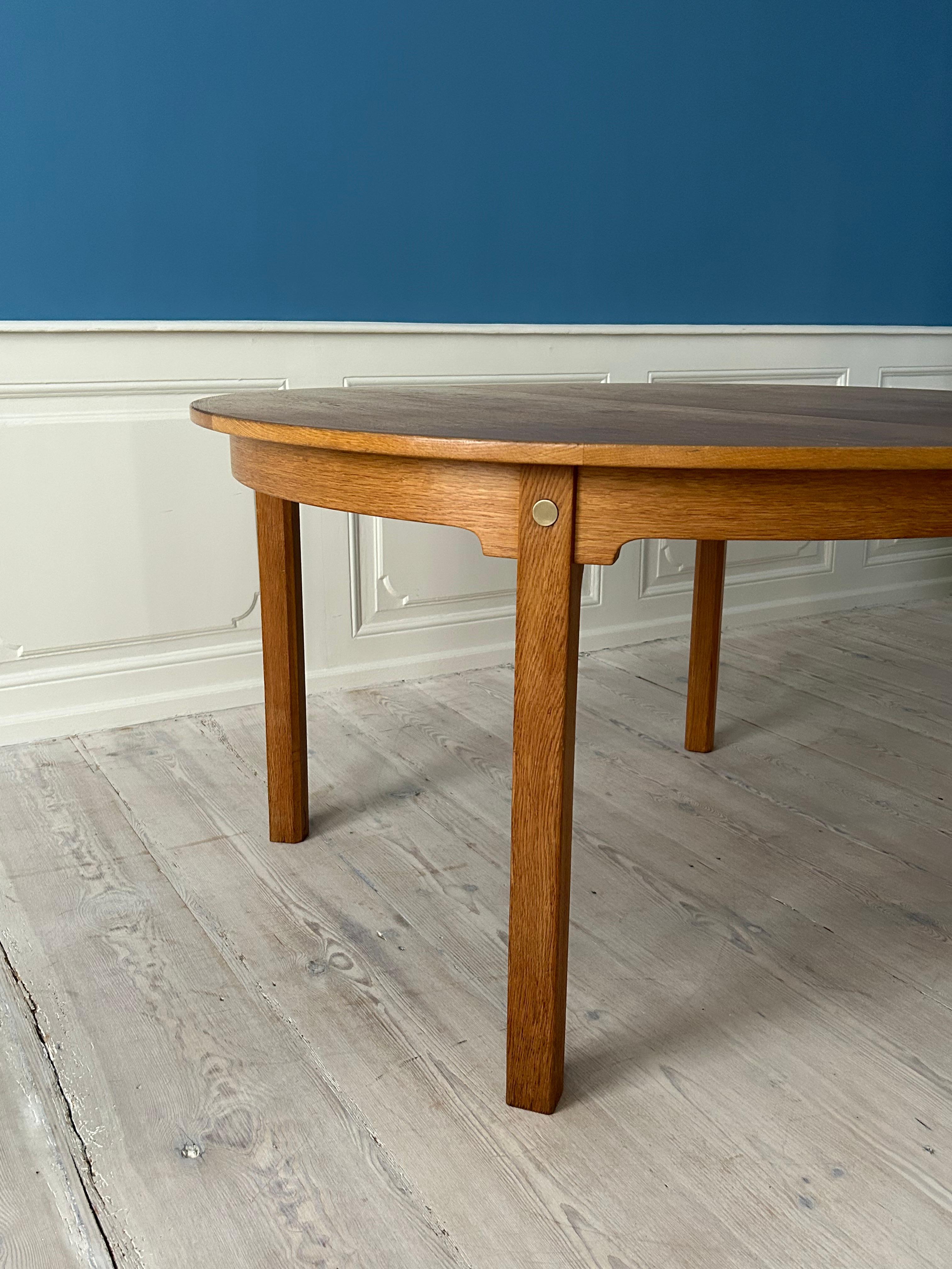 Mid-20th Century Vintage Børge Mogensen Extendable ‘Øresund’ Dining Table in Oak, Denmark, 1960s