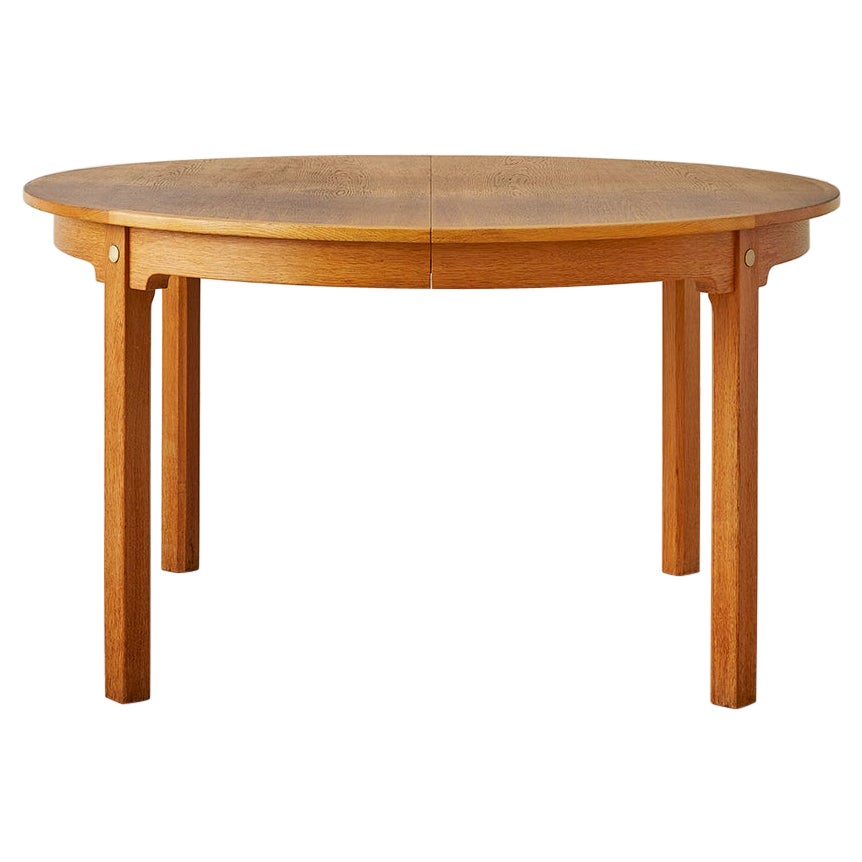 Vintage Børge Mogensen Extendable ‘Øresund’ Dining Table in Oak, Denmark, 1960s