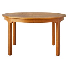 Vintage Børge Mogensen Extendable ‘Øresund’ Dining Table in Oak, Denmark, 1960s
