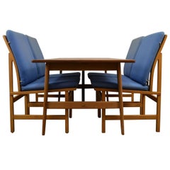 Vintage Børge Mogensen Teak/Oak Lounge Dining-Set #218 and #3232 Vintage Børge Mogensen Teak/Oak Lounge Dining-Set #218 and #3232