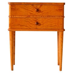 Vintage briar bedside table