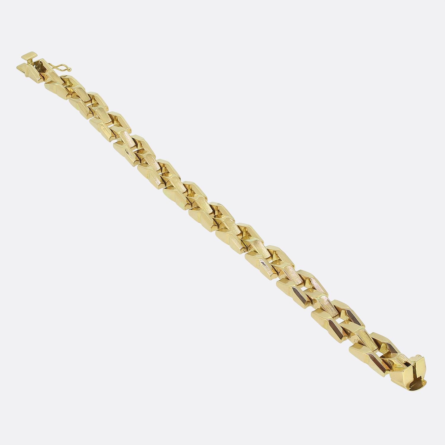 Vintage Brick Link-Armband im Zustand „Gut“ im Angebot in London, GB