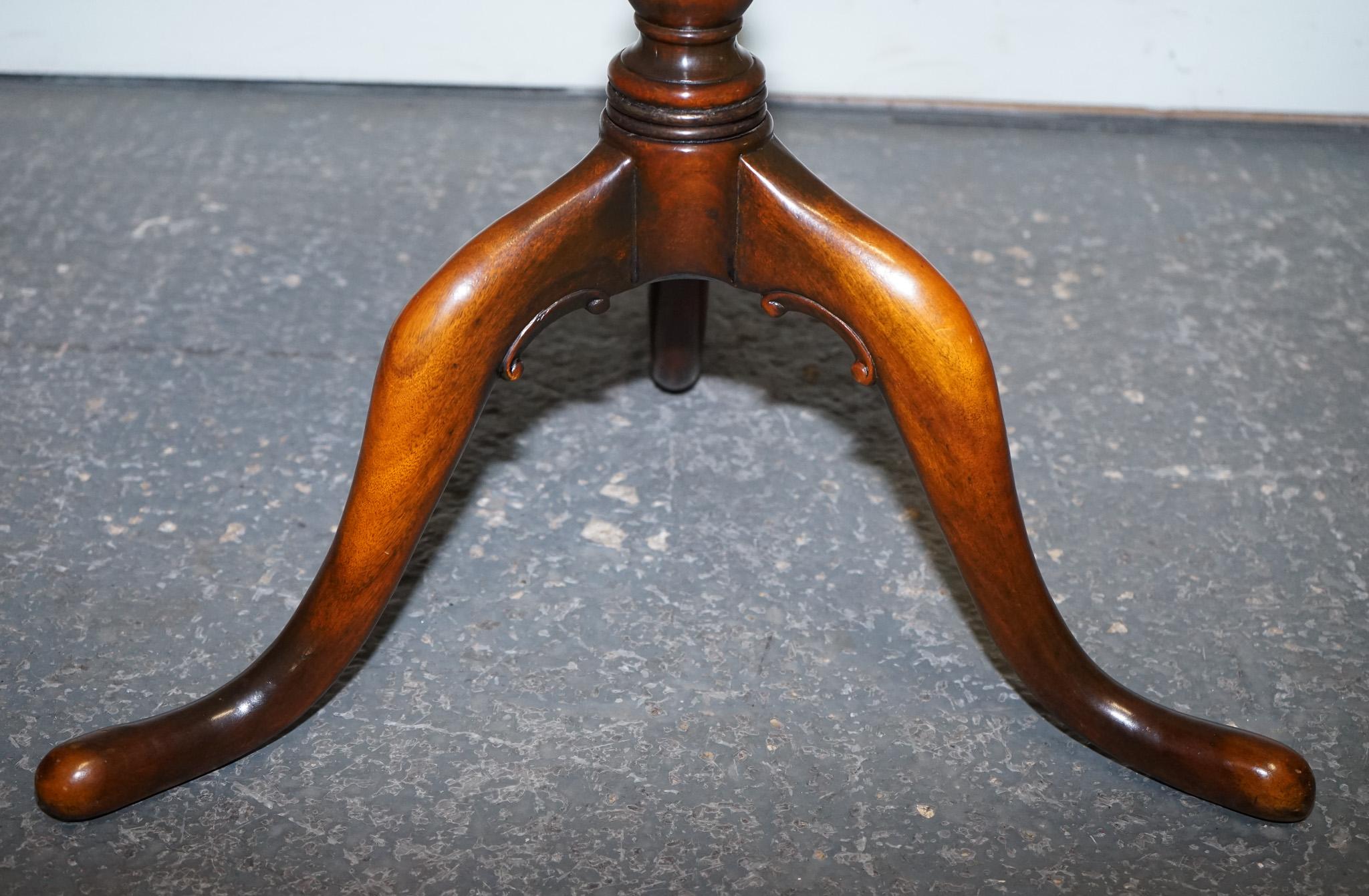 Hand-Crafted VINTAGE BRIGHTS OF NETTLEBED BURR WALNUT SIDE END WiNE TABLE For Sale