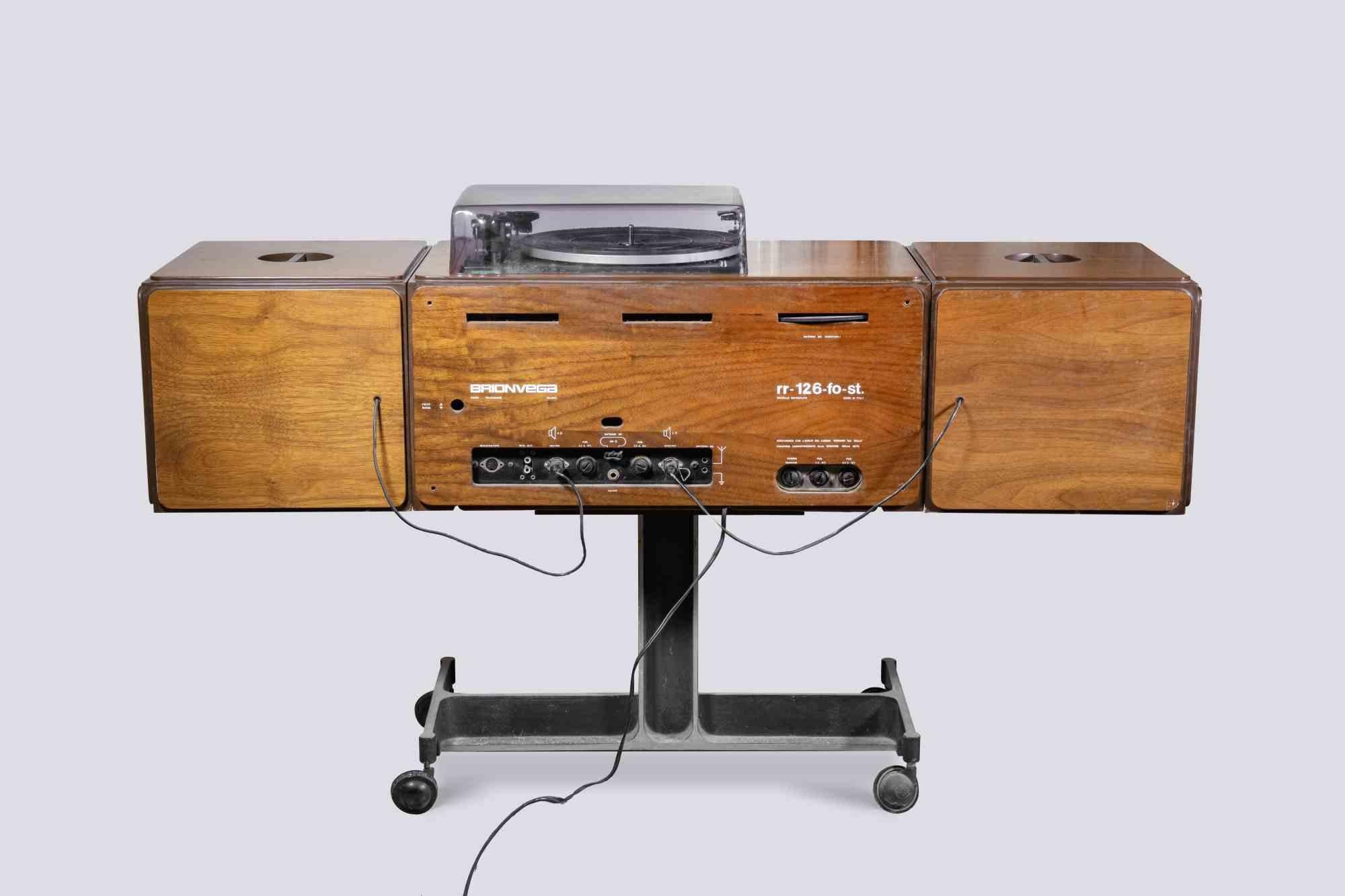 Radiofonógrafo vintage Brionvega R126 de Achille Castiglioni, años 80 Italiano en venta