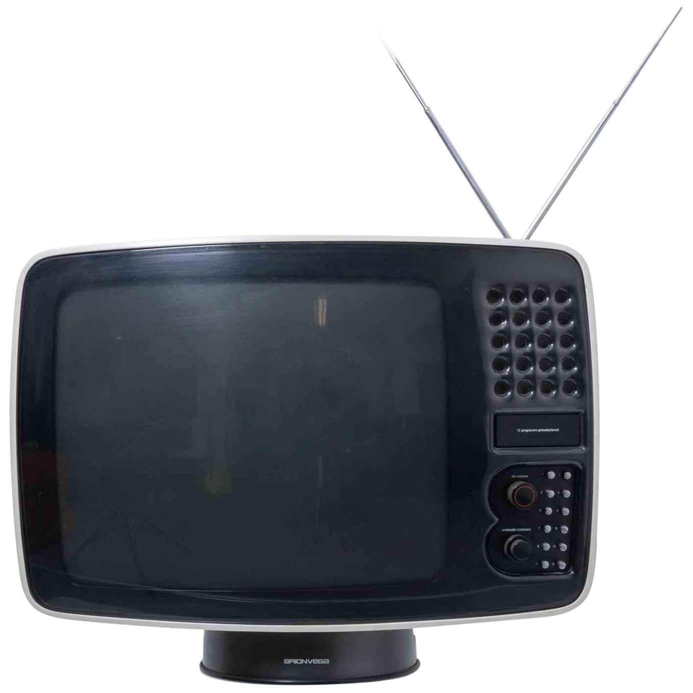 Vintage Brionvega "Volans 2" 17-Zoll-Fernseher, 1970er Jahre