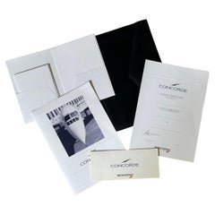 Dossier passeggeri / Folio d'epoca British Airways Concorde Jetliner