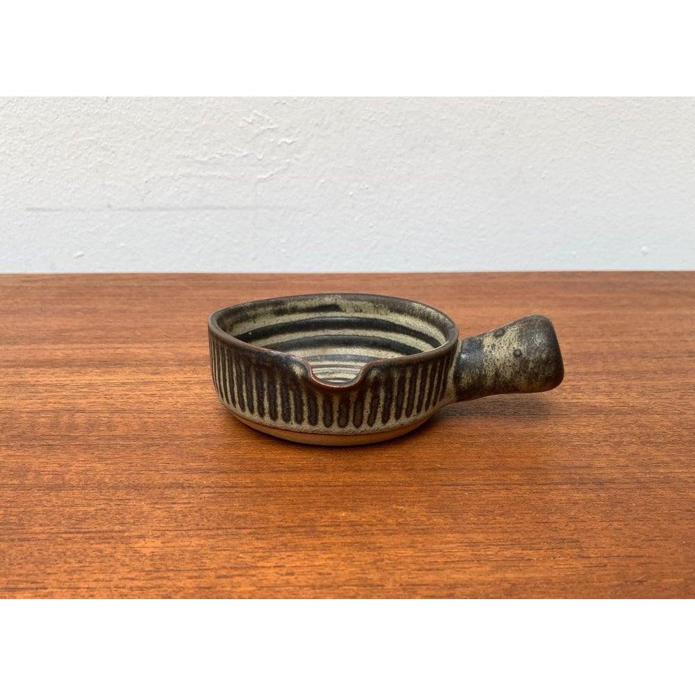 20th Century Vintage British Brutalist Bowl in Ceramic from Tremar UK For Sale