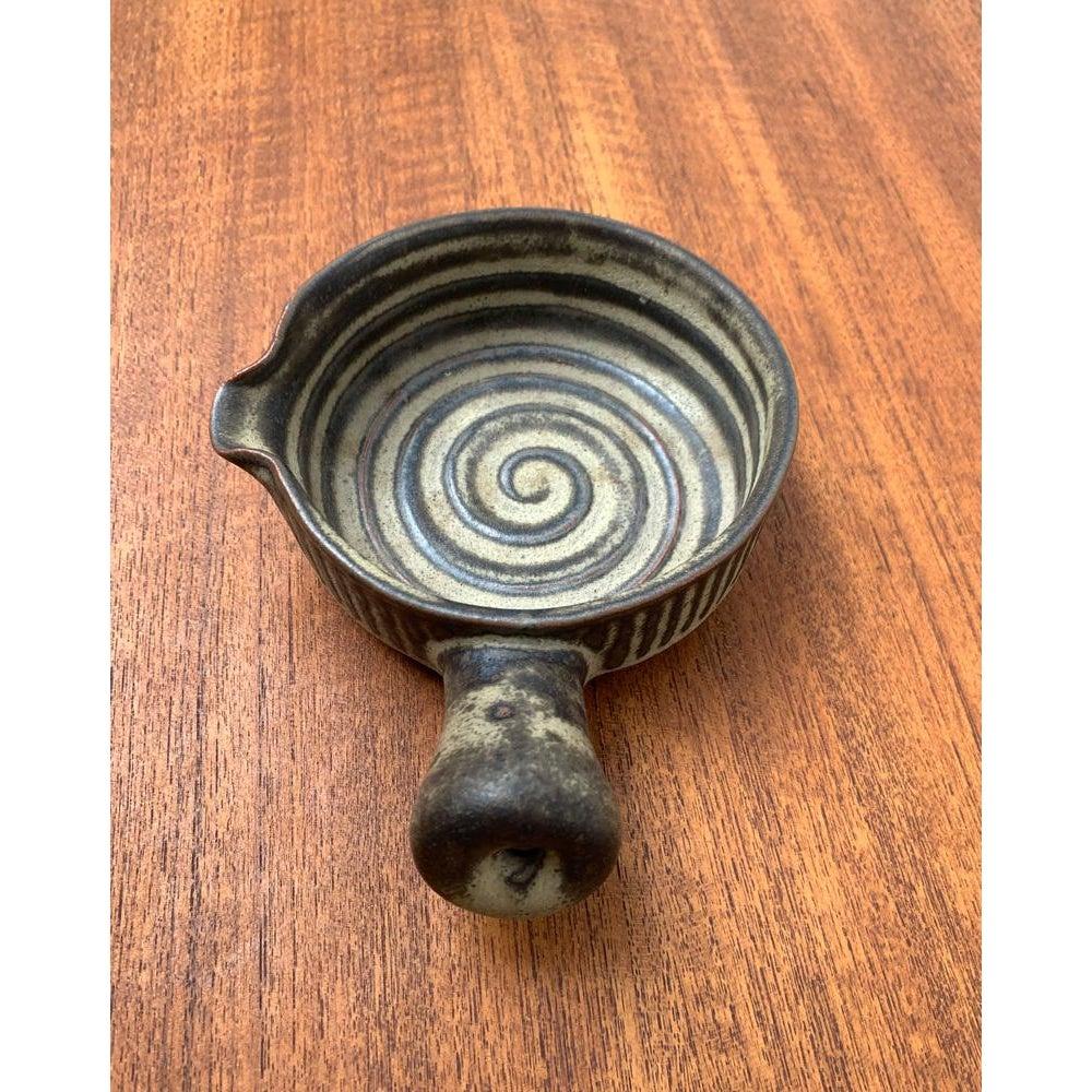 Vintage British Brutalist Bowl in Ceramic from Tremar UK For Sale 1