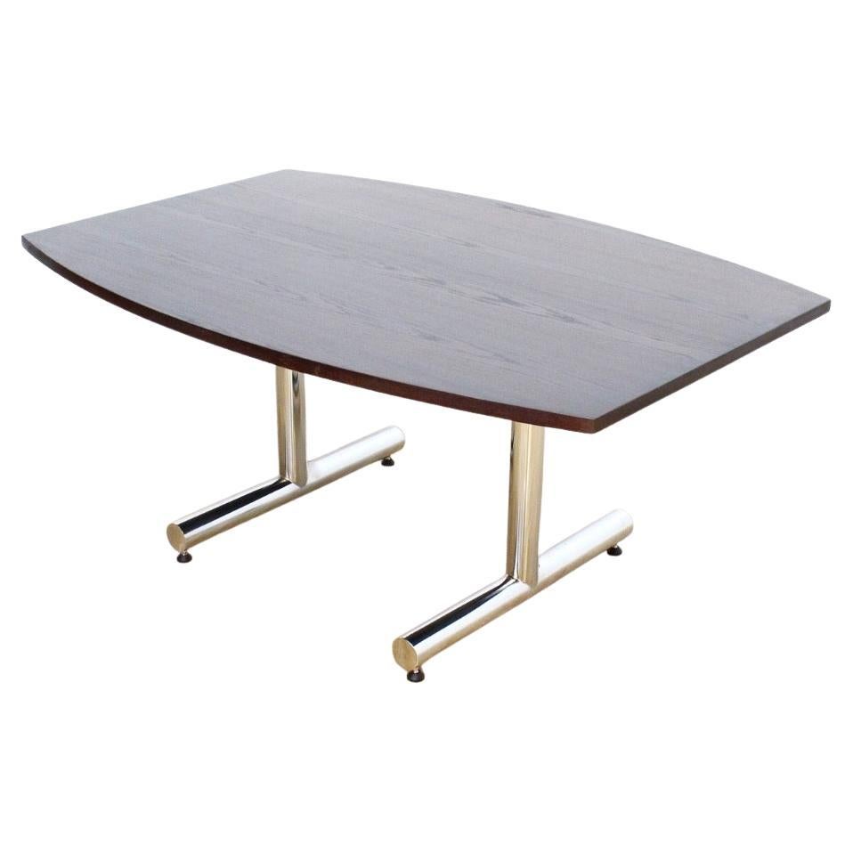 Vintage British Chrome Table by Tim Bates for Pieff Furniture