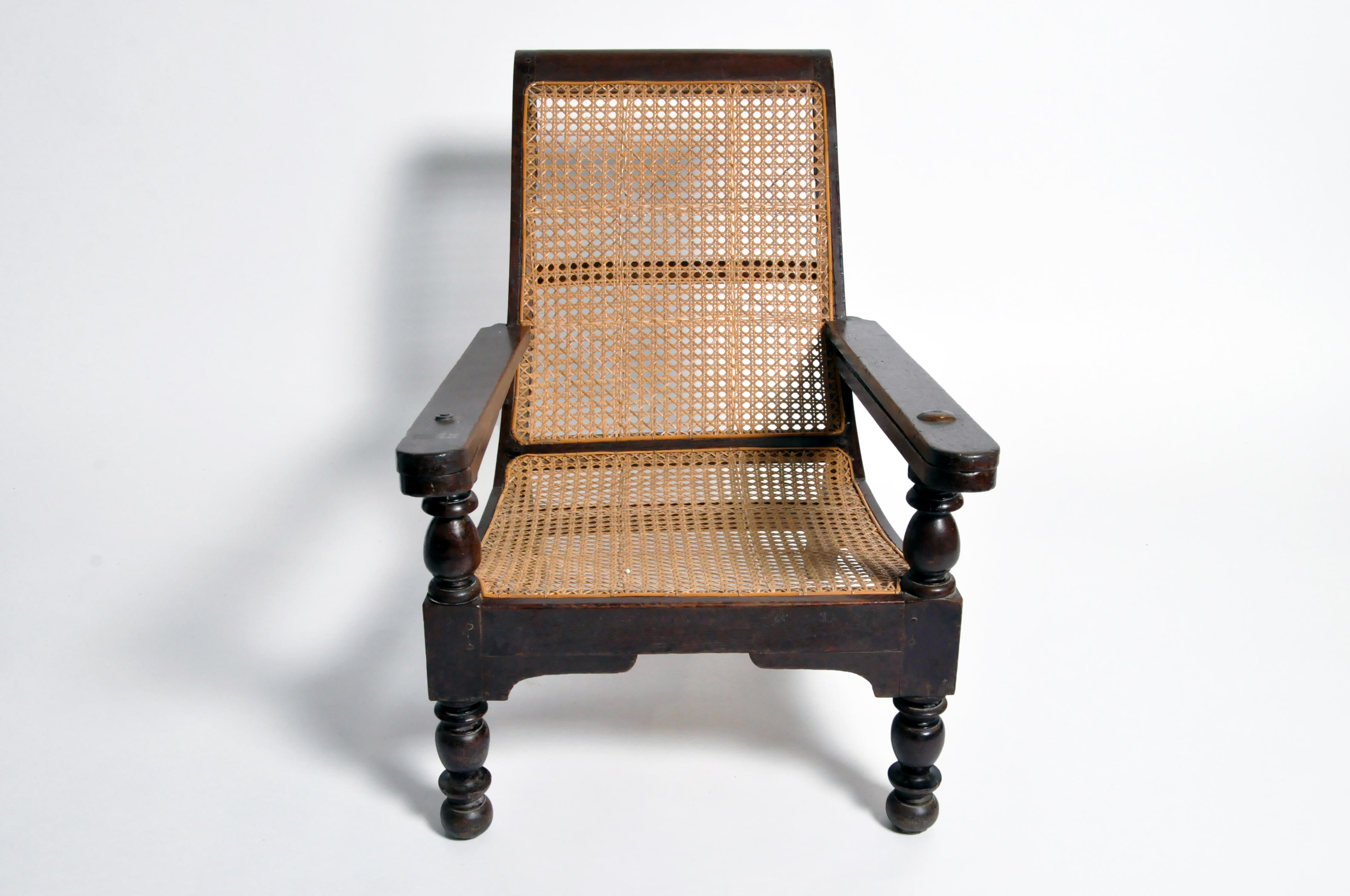 20th Century Vintage British Colonial Plantation Chair
